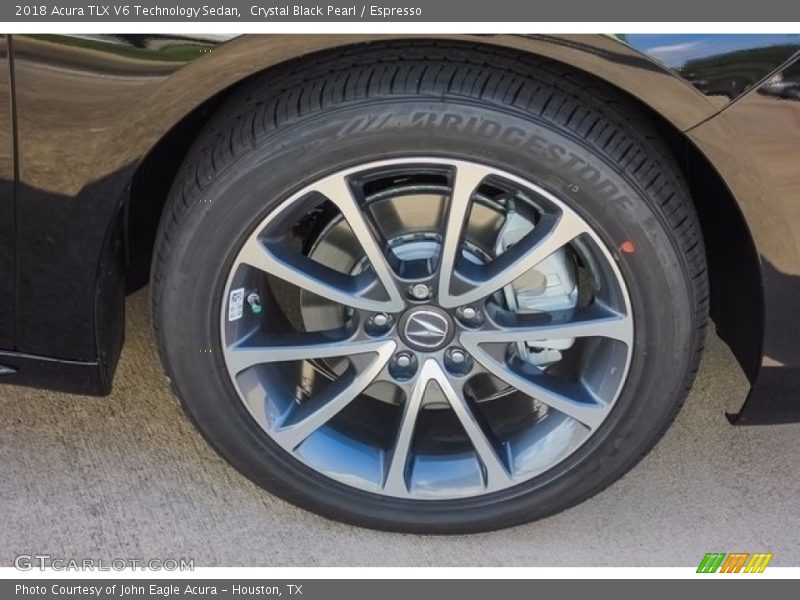 Crystal Black Pearl / Espresso 2018 Acura TLX V6 Technology Sedan