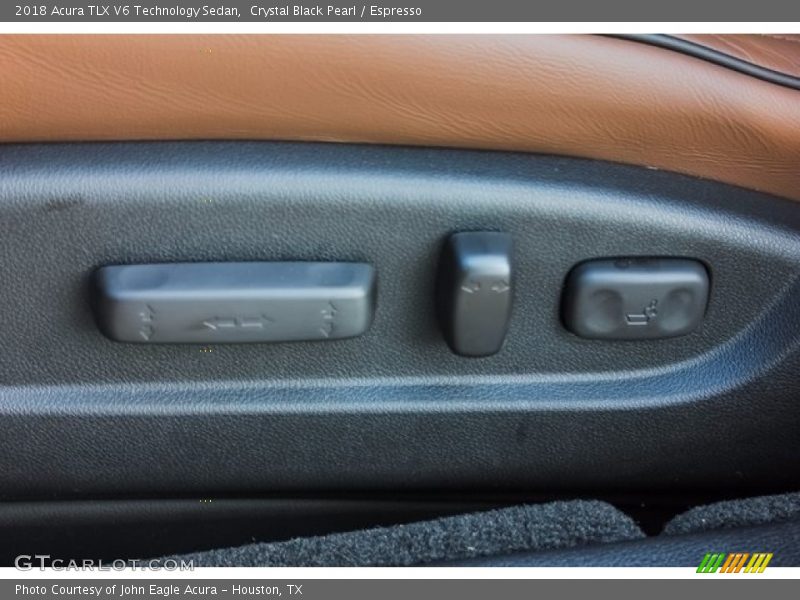Crystal Black Pearl / Espresso 2018 Acura TLX V6 Technology Sedan
