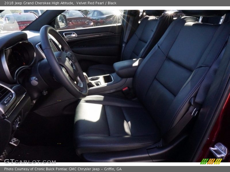 Velvet Red Pearl / Black 2018 Jeep Grand Cherokee High Altitude