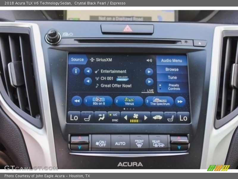 Crystal Black Pearl / Espresso 2018 Acura TLX V6 Technology Sedan