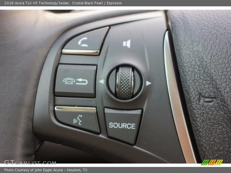 Crystal Black Pearl / Espresso 2018 Acura TLX V6 Technology Sedan