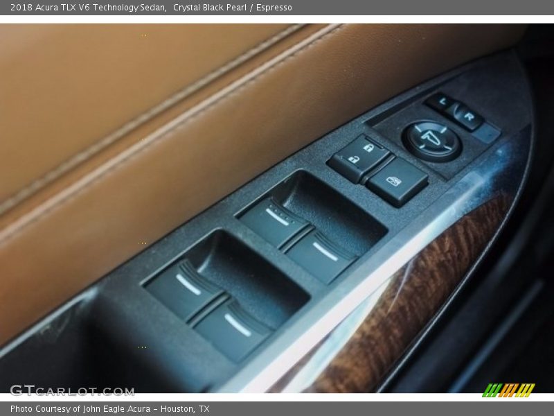 Crystal Black Pearl / Espresso 2018 Acura TLX V6 Technology Sedan