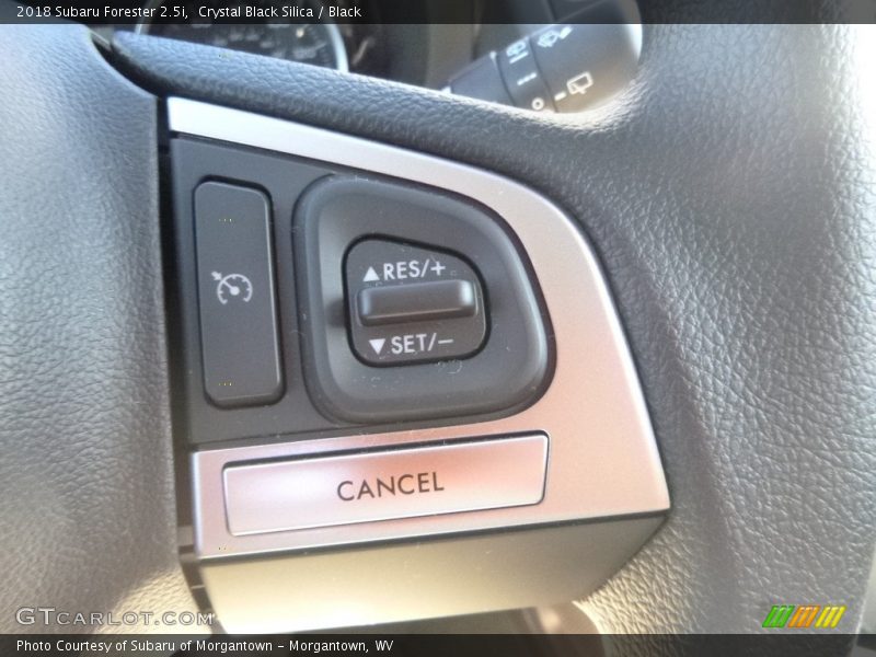 Crystal Black Silica / Black 2018 Subaru Forester 2.5i