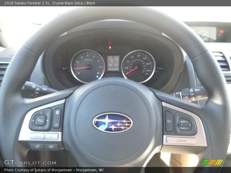 Crystal Black Silica / Black 2018 Subaru Forester 2.5i