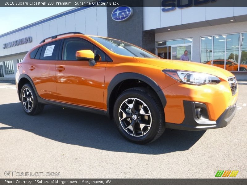 Sunshine Orange / Black 2018 Subaru Crosstrek 2.0i Premium