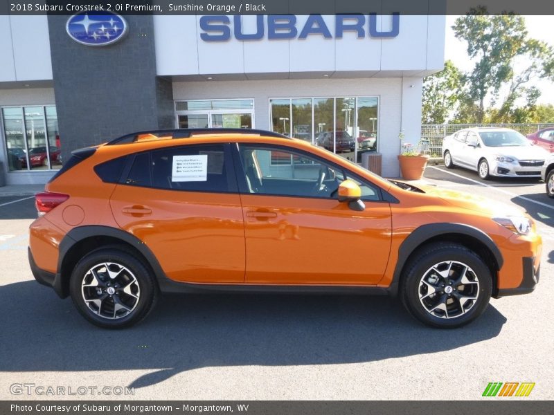 Sunshine Orange / Black 2018 Subaru Crosstrek 2.0i Premium