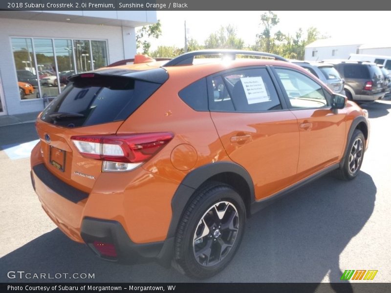 Sunshine Orange / Black 2018 Subaru Crosstrek 2.0i Premium