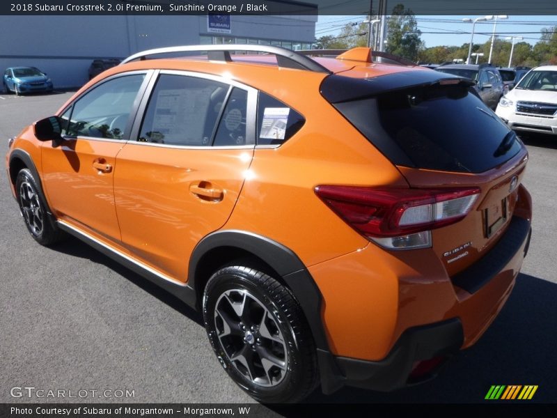 Sunshine Orange / Black 2018 Subaru Crosstrek 2.0i Premium