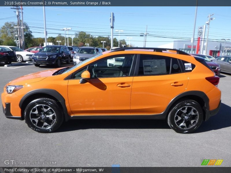 Sunshine Orange / Black 2018 Subaru Crosstrek 2.0i Premium