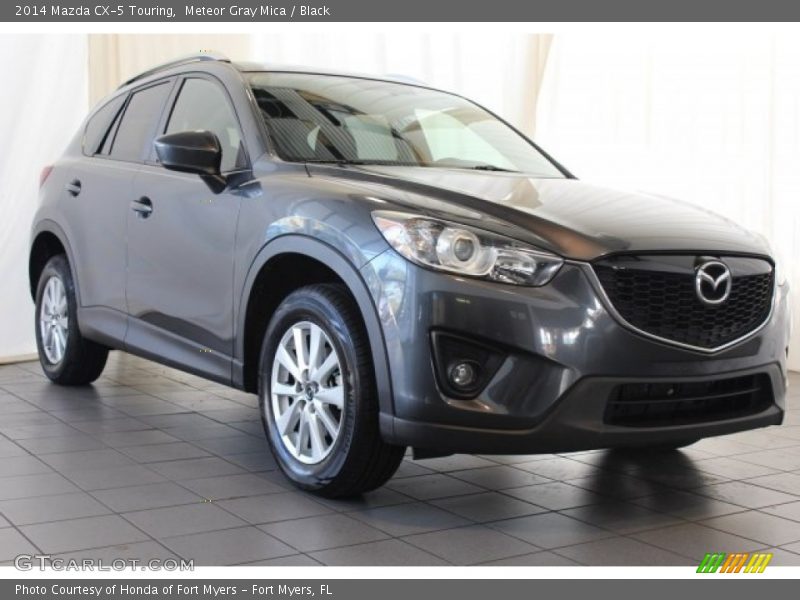 Meteor Gray Mica / Black 2014 Mazda CX-5 Touring