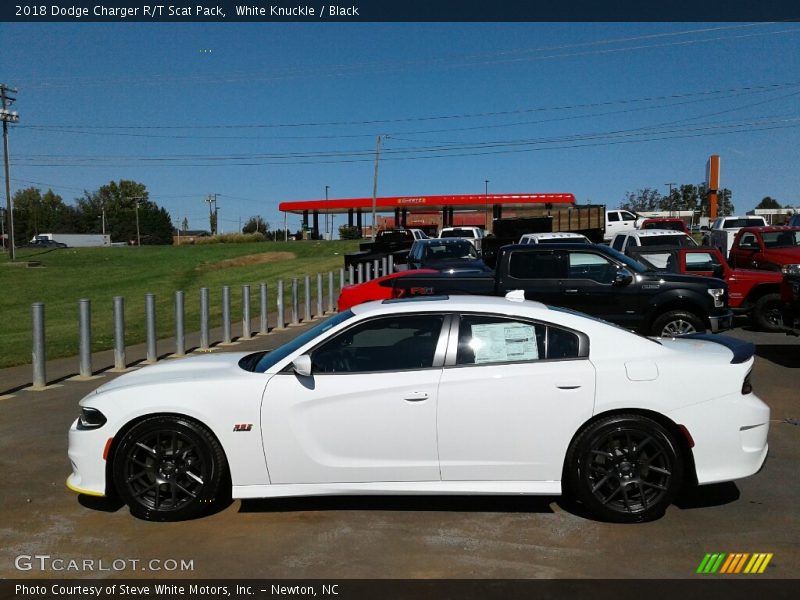 White Knuckle / Black 2018 Dodge Charger R/T Scat Pack