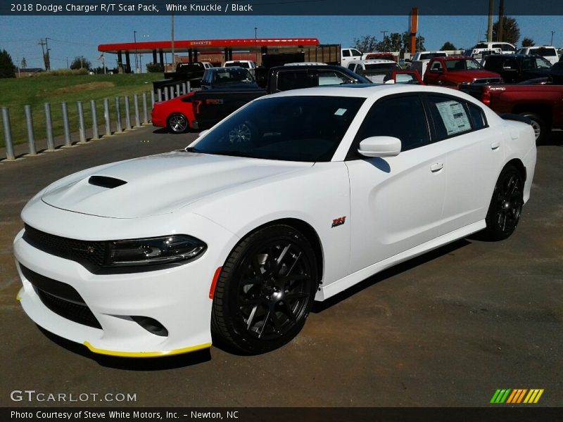 White Knuckle / Black 2018 Dodge Charger R/T Scat Pack
