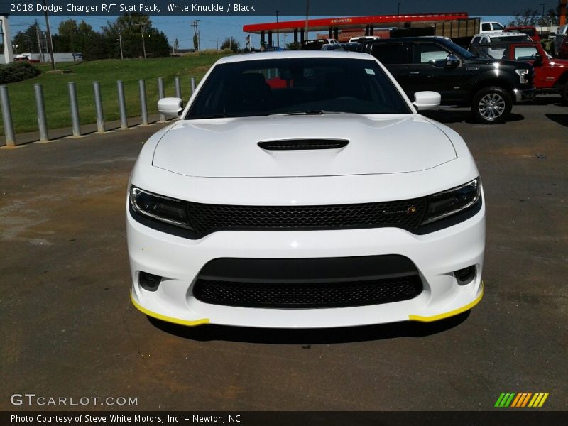 White Knuckle / Black 2018 Dodge Charger R/T Scat Pack