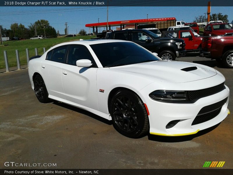 White Knuckle / Black 2018 Dodge Charger R/T Scat Pack