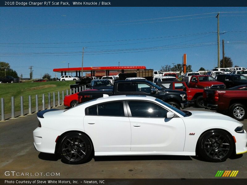 White Knuckle / Black 2018 Dodge Charger R/T Scat Pack