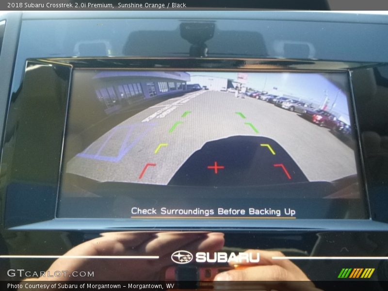 Sunshine Orange / Black 2018 Subaru Crosstrek 2.0i Premium