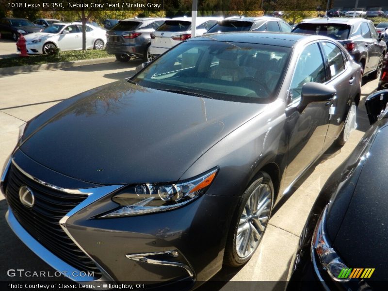 Nebula Gray Pearl / Stratus Gray 2018 Lexus ES 350