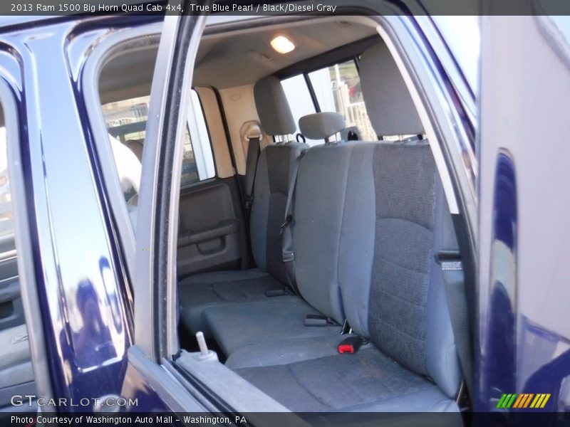True Blue Pearl / Black/Diesel Gray 2013 Ram 1500 Big Horn Quad Cab 4x4