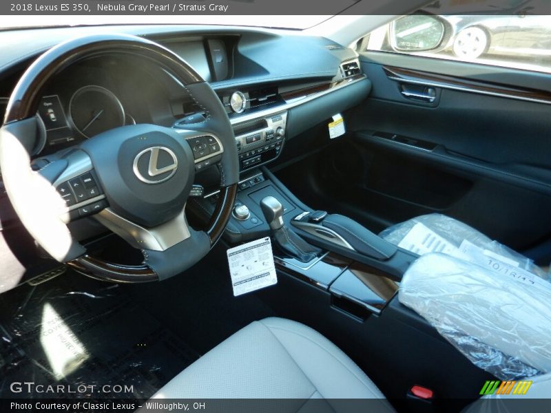 Nebula Gray Pearl / Stratus Gray 2018 Lexus ES 350