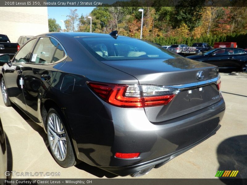 Nebula Gray Pearl / Stratus Gray 2018 Lexus ES 350