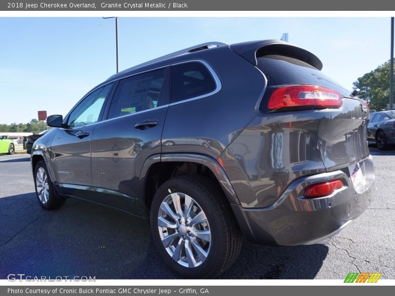 Granite Crystal Metallic / Black 2018 Jeep Cherokee Overland