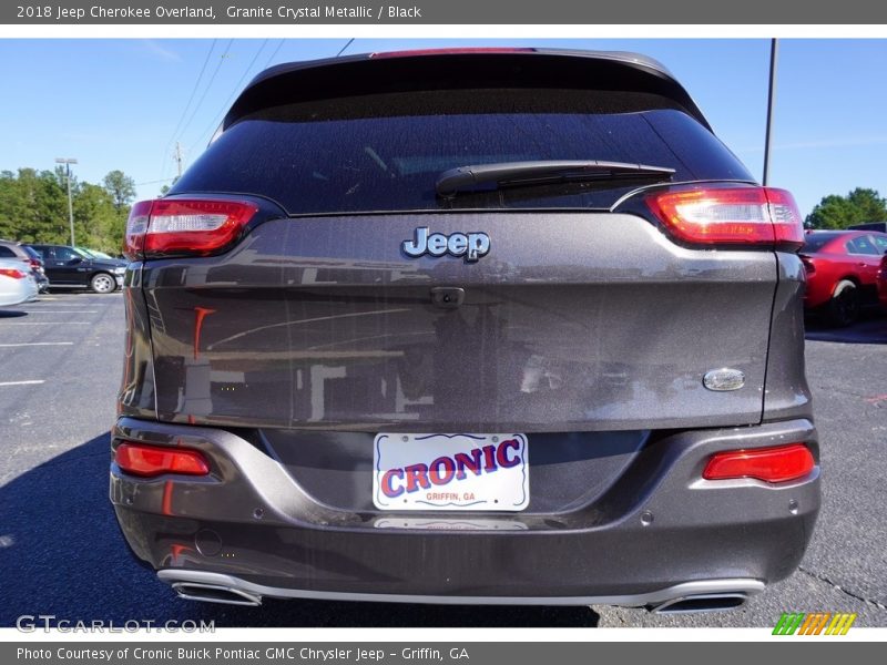 Granite Crystal Metallic / Black 2018 Jeep Cherokee Overland