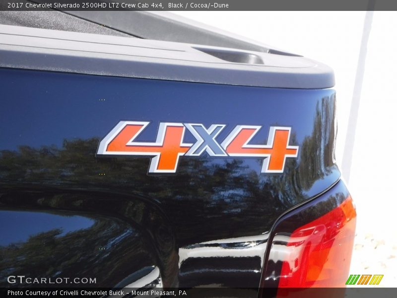 Black / Cocoa/­Dune 2017 Chevrolet Silverado 2500HD LTZ Crew Cab 4x4