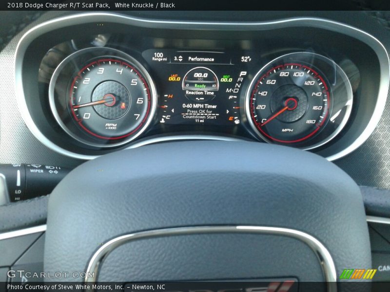 White Knuckle / Black 2018 Dodge Charger R/T Scat Pack