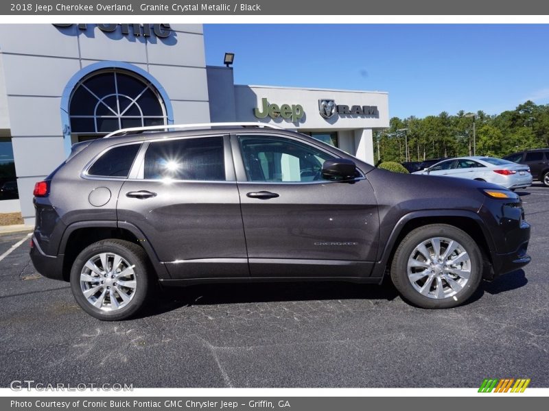 Granite Crystal Metallic / Black 2018 Jeep Cherokee Overland