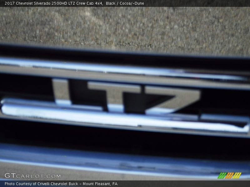 Black / Cocoa/­Dune 2017 Chevrolet Silverado 2500HD LTZ Crew Cab 4x4