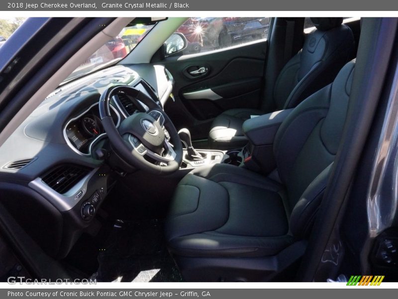 Granite Crystal Metallic / Black 2018 Jeep Cherokee Overland