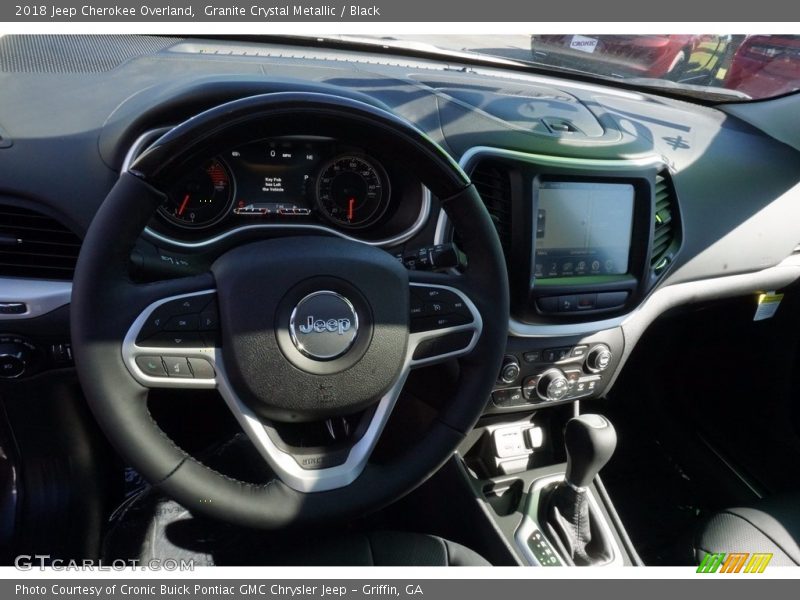 Granite Crystal Metallic / Black 2018 Jeep Cherokee Overland