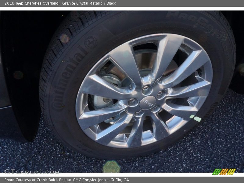 Granite Crystal Metallic / Black 2018 Jeep Cherokee Overland