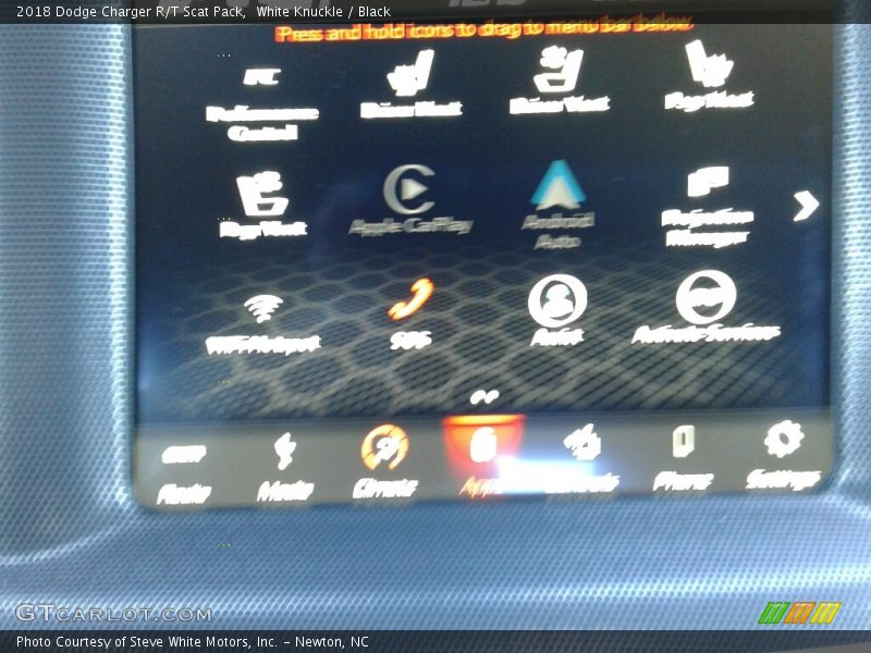 White Knuckle / Black 2018 Dodge Charger R/T Scat Pack