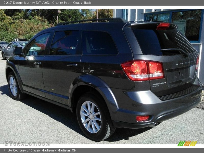 Granite Pearl-Coat / Black 2017 Dodge Journey SXT AWD