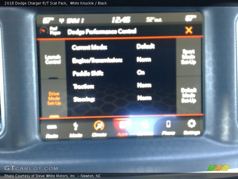 White Knuckle / Black 2018 Dodge Charger R/T Scat Pack