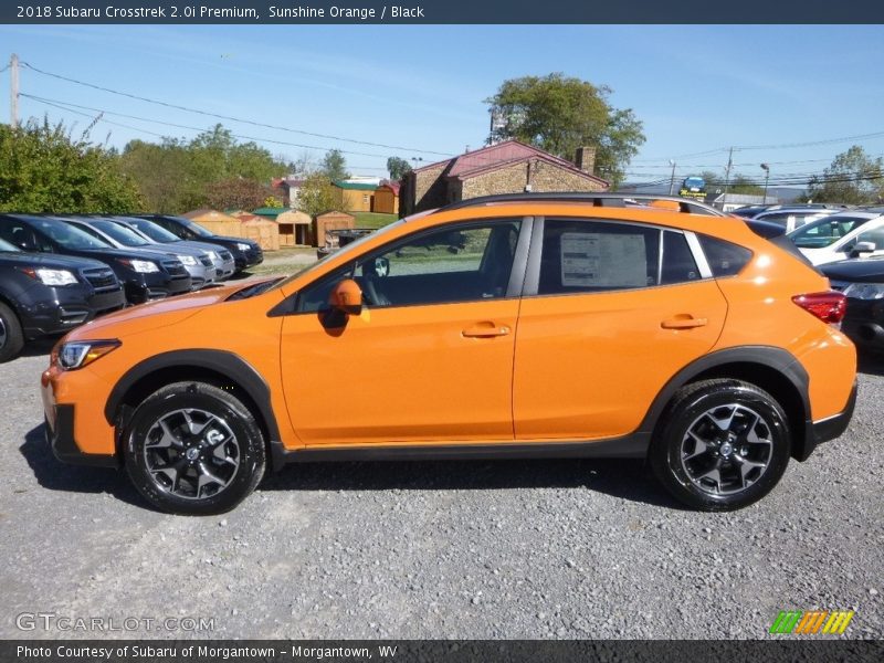 Sunshine Orange / Black 2018 Subaru Crosstrek 2.0i Premium