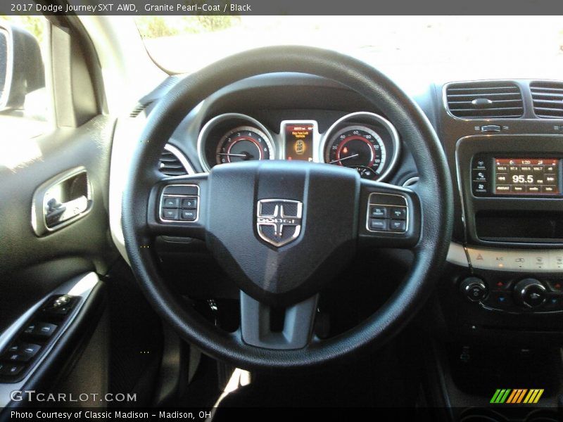 Granite Pearl-Coat / Black 2017 Dodge Journey SXT AWD