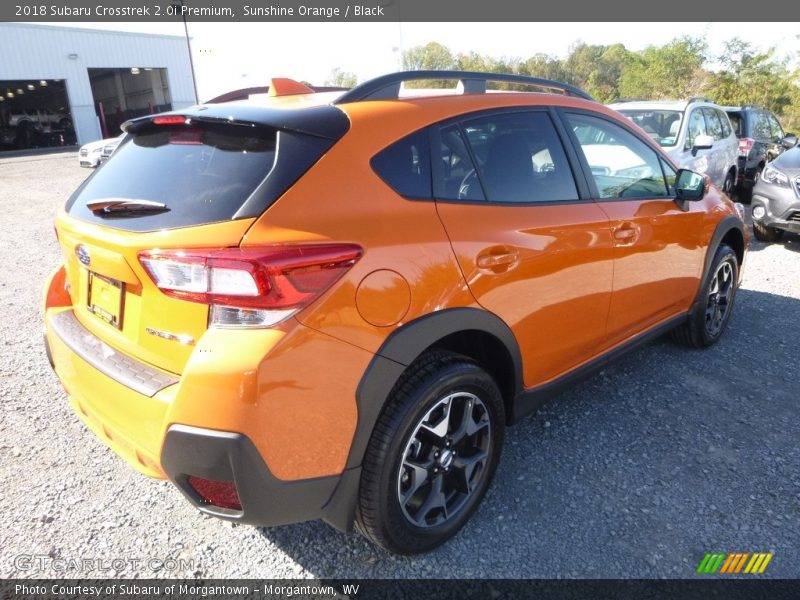 Sunshine Orange / Black 2018 Subaru Crosstrek 2.0i Premium