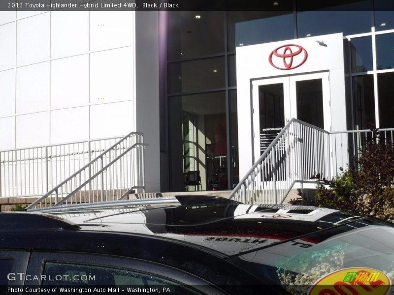 Black / Black 2012 Toyota Highlander Hybrid Limited 4WD