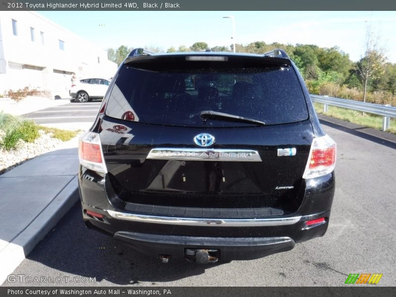 Black / Black 2012 Toyota Highlander Hybrid Limited 4WD