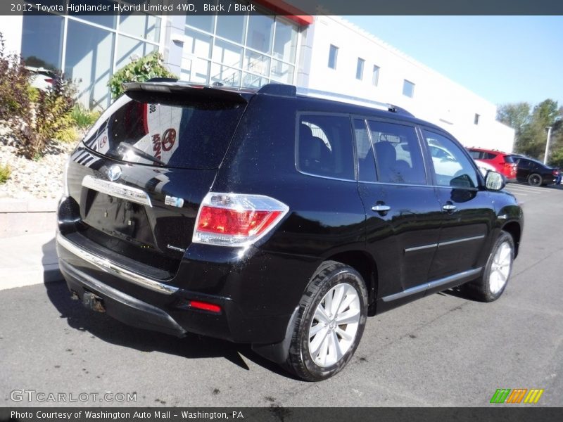 Black / Black 2012 Toyota Highlander Hybrid Limited 4WD