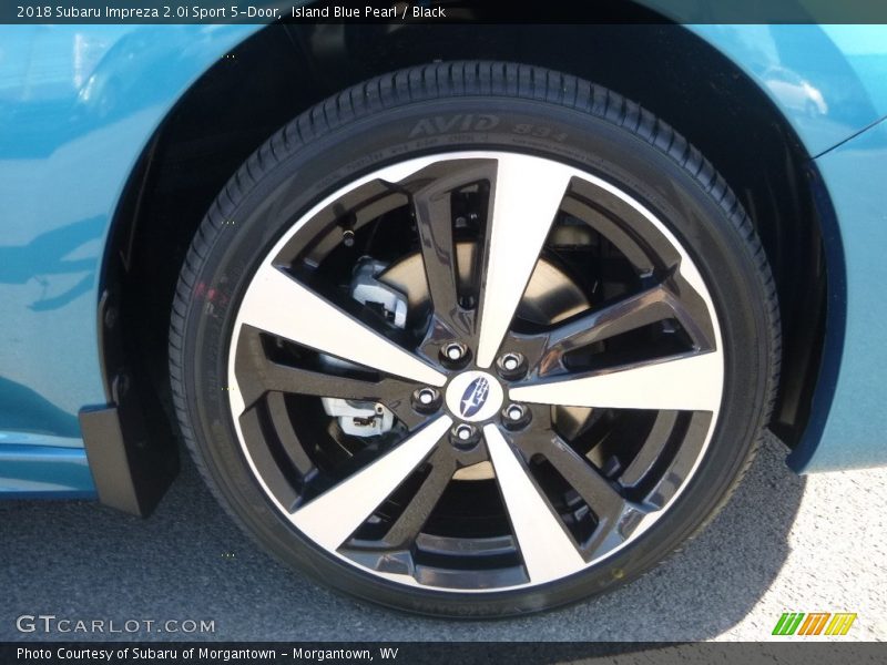 Island Blue Pearl / Black 2018 Subaru Impreza 2.0i Sport 5-Door