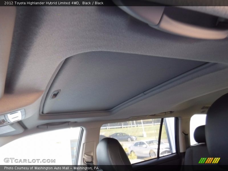 Black / Black 2012 Toyota Highlander Hybrid Limited 4WD