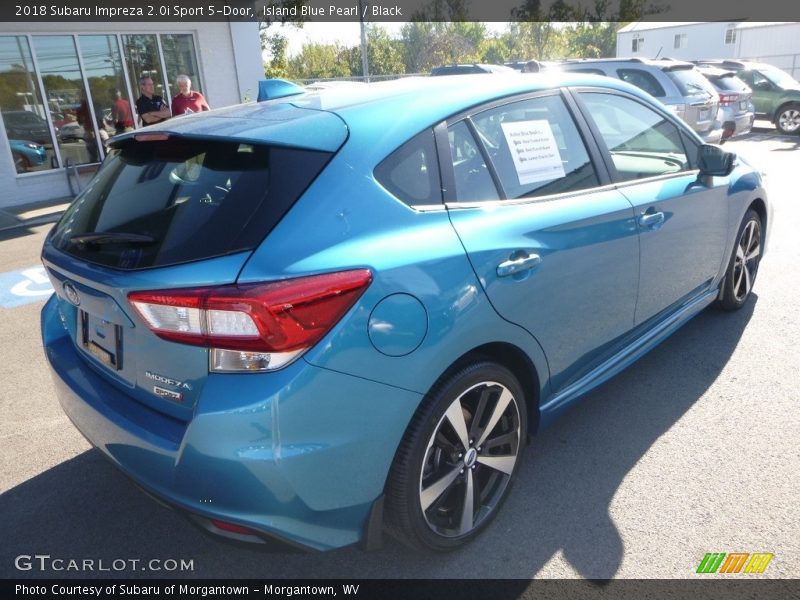 Island Blue Pearl / Black 2018 Subaru Impreza 2.0i Sport 5-Door