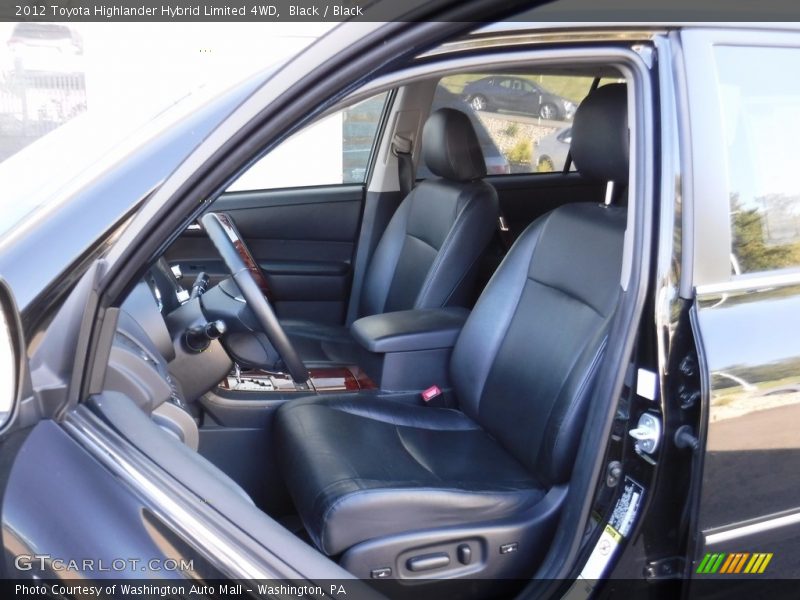 Black / Black 2012 Toyota Highlander Hybrid Limited 4WD