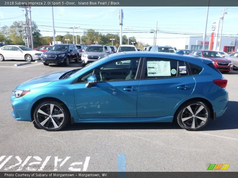 Island Blue Pearl / Black 2018 Subaru Impreza 2.0i Sport 5-Door