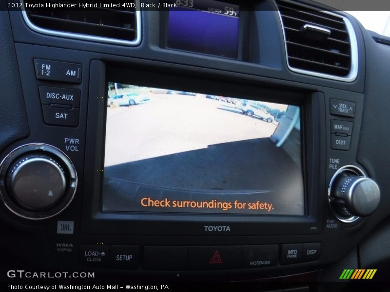 Black / Black 2012 Toyota Highlander Hybrid Limited 4WD