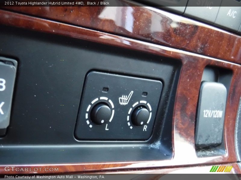 Black / Black 2012 Toyota Highlander Hybrid Limited 4WD
