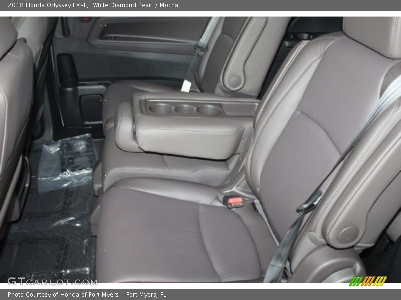 White Diamond Pearl / Mocha 2018 Honda Odyssey EX-L